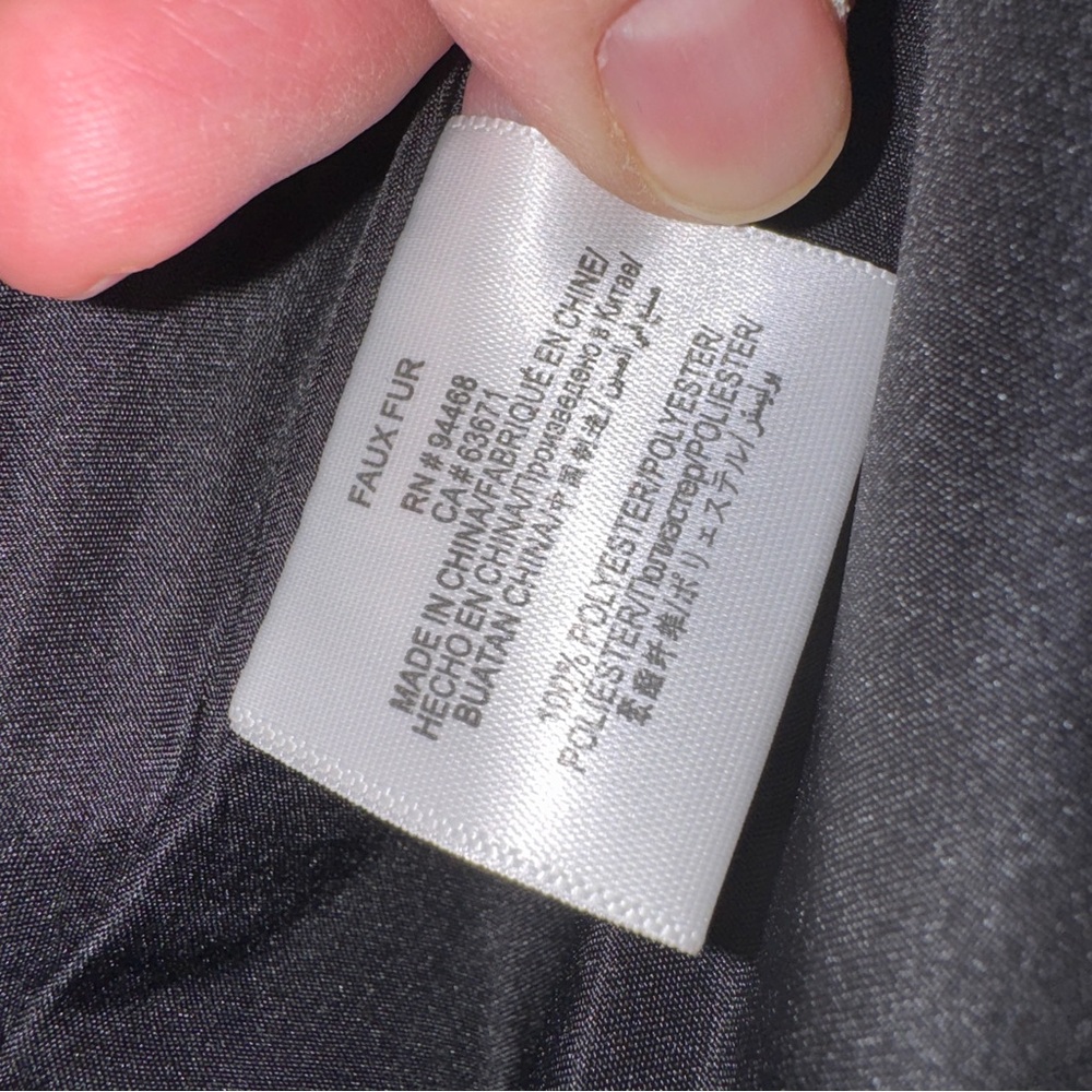 BCBGeneration Shimmering Black Jacket Cape - Picture 4 of 6
